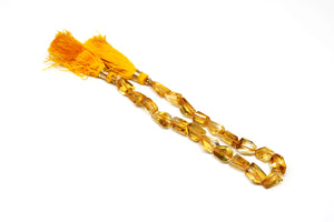 Genuine Natural Citrine Faceted Fancy Cut Nuggets, 7x7-12x7 mm, Citrine Gemstone Beads, Rich Orange Color, (CIT-FCY-7x7-12x7)(182)