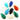 Gold Plated Faceted Shape Bezel, 43X23 mm, Multiple Colors, (BZC-9023-LAP-LG) - Beadspoint