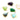 Gold Plated Faceted Fancy Bezel Connector, 15-18 mm, Multiple Colors, (BZC-9042-AME) - Beadspoint
