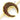 Brown/Black Jasper Inverted Moon Electroplated Pendant, 50X16 mm, (BZC-9070) - Beadspoint