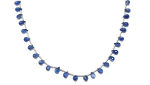 Kyanite Faceted Tear Drops , 3x6 mm, Rich Color, Kyanite Gemstone Beads, (KYN-TR-3x6)(288)