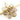 Gold Plated Faceted Smokey Topaz Flower pendant, 45X43 mm, (FLR-1127) - Beadspoint