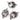 Pave Diamond Clasp w/Precious Stones, (DC-105) - Beadspoint