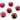 Gold Plated Dyed Ruby Faceted Round Coin Shape Bezel Connector, 20 mm, (BZCT-1091) - Beadspoint