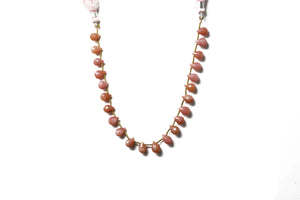 Natural Australian Faceted Pink Opal Tear Drops, 5x7-6x8 mm, Rich Color, Opal Gemstone Beads, (POP-TR-5x7-6x8)(383)