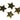 Gold Electroplated Labradorite Star Pendant, 25 mm, (BZC-1044) - Beadspoint