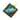 Gold Plated Labradorite Cabochon Square Pendant, 20 mm, (BZC-1056) - Beadspoint