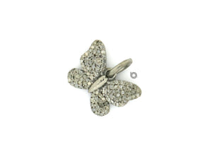 Pave Diamond Butterfly Charm (DCH-137) - Beadspoint