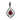 Pave Diamond Ruby Pendant, (DRB-7030) - Beadspoint