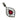 Pave Diamond Ruby Pendant, (DRB-7030) - Beadspoint