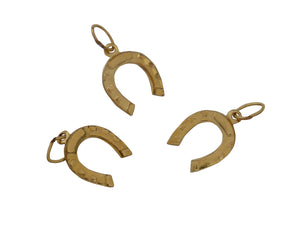 14k Gold Filled Horse Shoe Charm-- ( GF/CH0/CR17) - Beadspoint