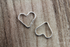 Sterling Silver Heart Link-2 Pieces, (SS/907/15)