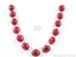 Ruby Faceted Heart Drops, (Rby8-9Hrt)