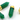 Green Onxy Faceted Point Pendant Bezel,(BZC9024/GNX) - Beadspoint