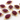 Dyed Ruby Faceted Connector, (BZCT/1001) - Beadspoint
