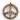 Pave Diamond Peace Charm, (DCH/CR15) - Beadspoint
