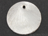 Brush Sterling Silver Flat Round Disc, (BR/6577/15)