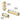 14k Gold Filled Tube Clasp, Detangler Tube Clasp for Necklace Layering, Available in 2, 3 and 4 rows, (GF-472)