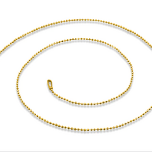 14k Gold Filled Ball Chain, 1.5 mm, (GF-BALL-1.5MM)