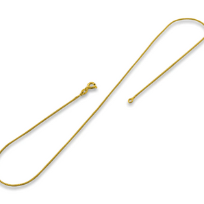 14k Gold Filled Box Chain, 1 mm, (GF-BOX-1MM)