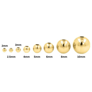 Half Ball w/ Open Loop Post Stud Earrings, (STD-010)