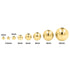 14K Gold Filled Round Beads Seamless, 2mm/2.5mm/3mm/4mm/5mm/6mm/8mm/10mm Beads, Jewelry Findings Wholesale (GF-550)