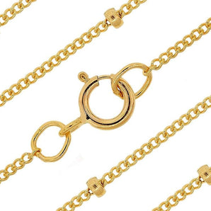 14k Gold Filled Satellite Chain, 1mm w/1.9mm Ball, (GF-SATL-1.1MM)