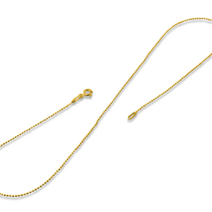 14k Gold Filled Ball Chain, 1.5 mm, (GF-BALL-1.5MM)