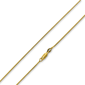 14k Gold Filled Snake Chain, 1mm, (GF-SNK-1MM)