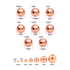 14K Rose Gold Filled Seamless Round Beads, Round Beads 2mm 2.5mm 3mm 4mm 5mm 6mm 8mm 10mm, (RG-550)