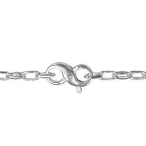 Sterling Silver Double Interchangeable Infinity Clasp, 15.5x8mm Infinity Clasp, (SS-1009)