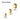 14k Gold Filled Rombo Bicone Bead, Gold Bicone Spacer Bead Available in 3 Sizes - 3mm, 4mm & 5mm