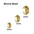14k Gold Filled Rombo Bicone Bead, Gold Bicone Spacer Bead Available in 3 Sizes - 3mm, 4mm & 5mm