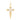 14k Solid Gold & Diamond Cross Pendant,  (14K-DP-133)