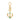 14k Solid Gold & Diamond, Emerald &  Anchor Pendant,  (14K-DP-137)