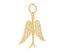 14k Solid Gold & Diamond Dove Pendant,  (14K-DP-136)