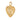 14K Solid Gold Pave Diamond Fluted Heart Medallion,  (14K-DP-079)