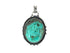 Sterling Silver & Turquoise Handcrafted Artisan Pendant, (SP-5877)