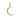 14K Solid Gold Pave Diamond Crescent Moon Pendant,  (14K-DP-088)