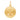 14K Solid Gold Fluted Clover Medallion,  (14K-DP-083)