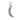 Pave Diamond & Freshwater Pearl Crescent Moon Pendant, (DPM-1360)