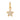 14k Solid Gold & Diamond Star Charm, (14K-DCH-880)