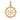 14K Solid Gold Pave Diamond Wheel of Life Medallion,  (14K-DP-086)