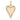 14K Solid Gold Pave Diamond Elongated heart Medallion,  (14K-DP-087)