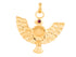 Sterling Silver Vermeil Eagle Pendant in 14K Gold Micron, (SP-5944)