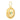 14k Solid Gold & Diamond Fluted Evil Eye Pendant,  (14K-DP-167)