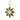 14k Solid Gold & Diamond & Malachite Starburst Pendant,  (14K-DP-179)