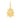 14k Solid Gold & Diamond Fluted Drop Pendant,  (14K-DP-162)