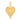 14k Solid Gold & Diamond Elongated Heart Pendant,  (14K-DP-174)