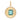 14k Solid Gold & Diamond & Emerald Fluted  Pendant,  (14K-DP-186)